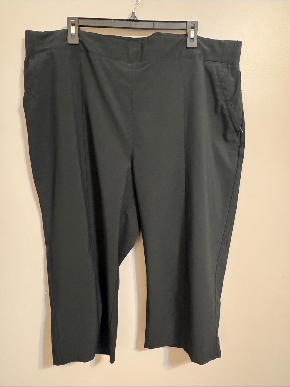 Columbia PFG Tidal Sands Capri Pants Womens XXL Black Omni-Shade Stretch